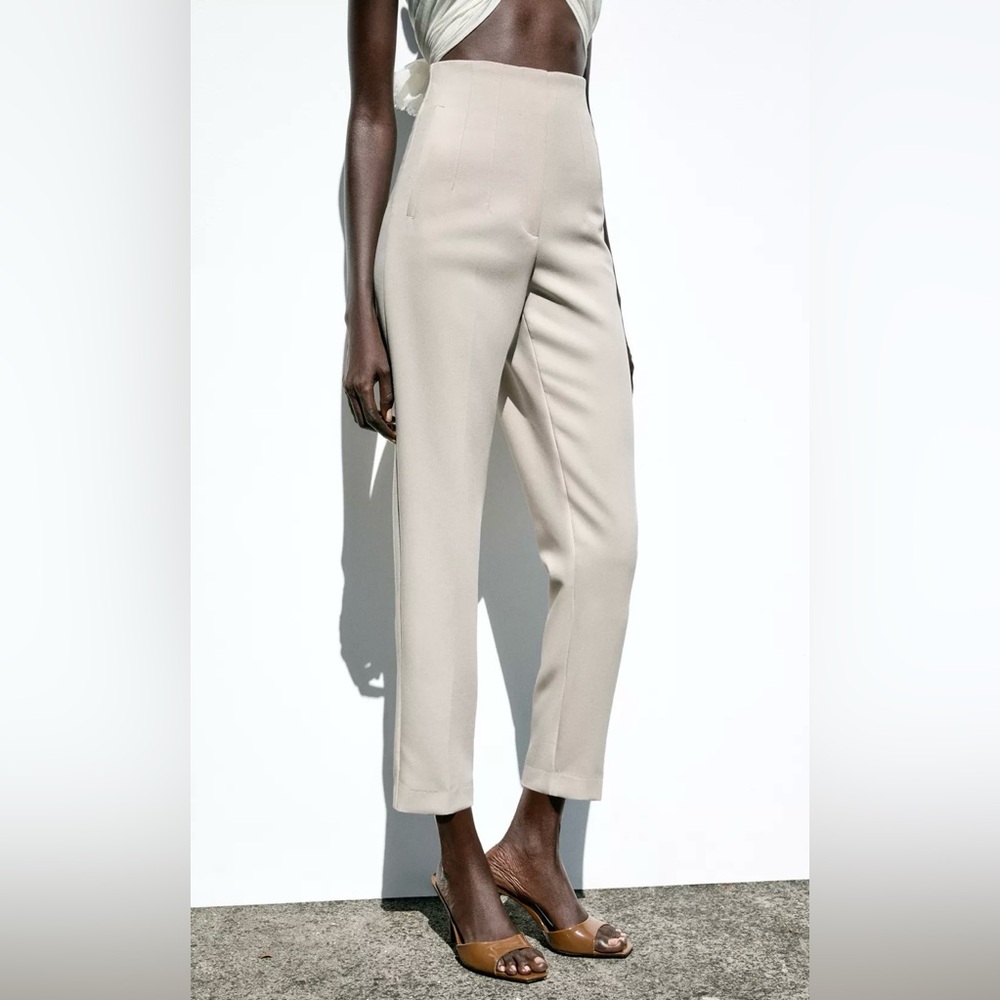 ZARA High Waisted Trousers - Picture 2 of 9